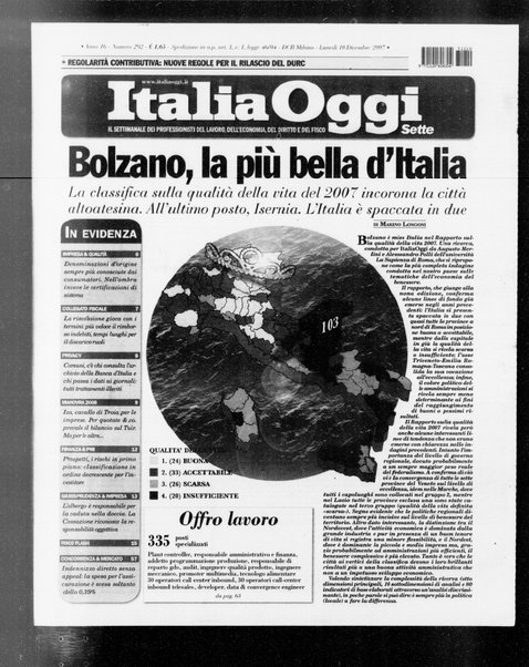 Italia oggi : quotidiano di economia finanza e politica